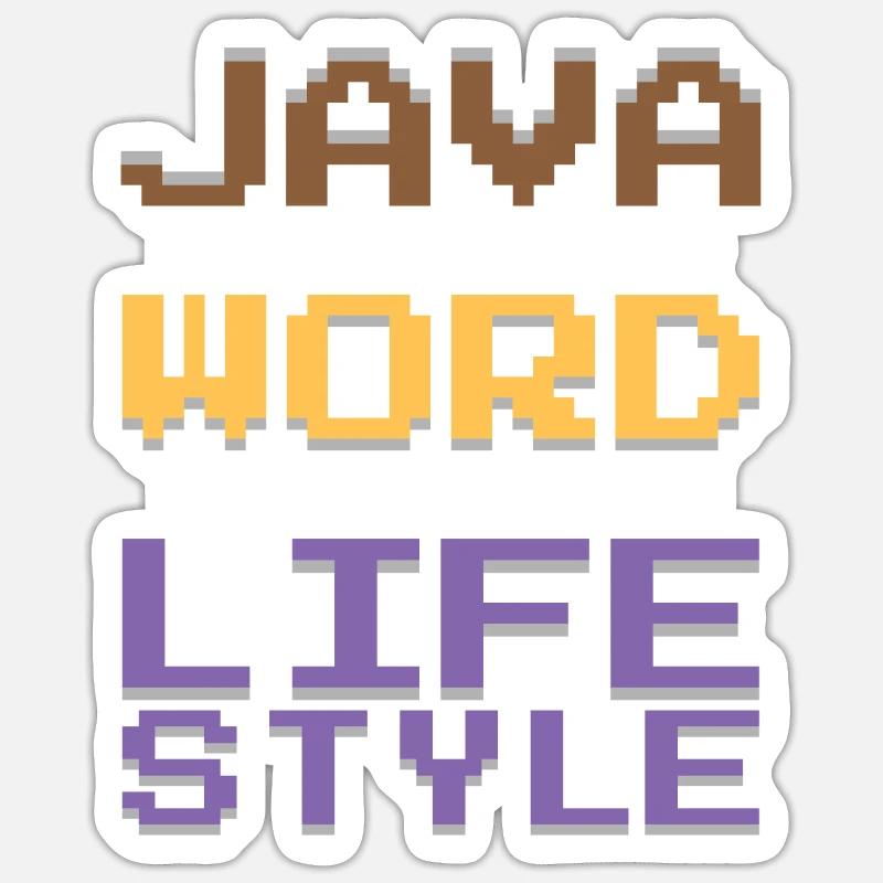 Java Developer Sticker size S (10 x 10 cm)