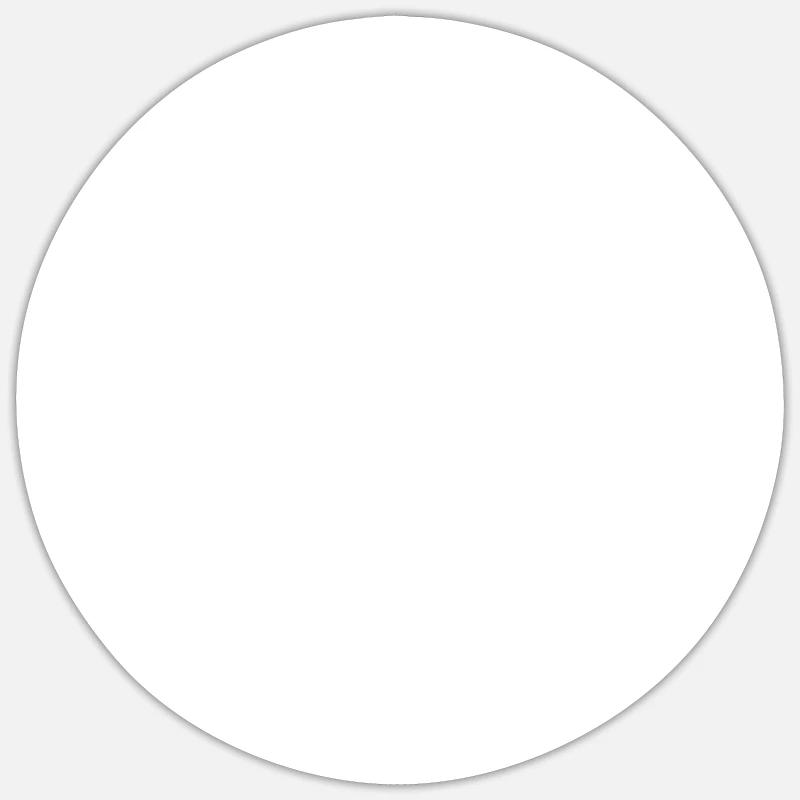 circle - Sticker size S (10 x 10 cm) - white matte