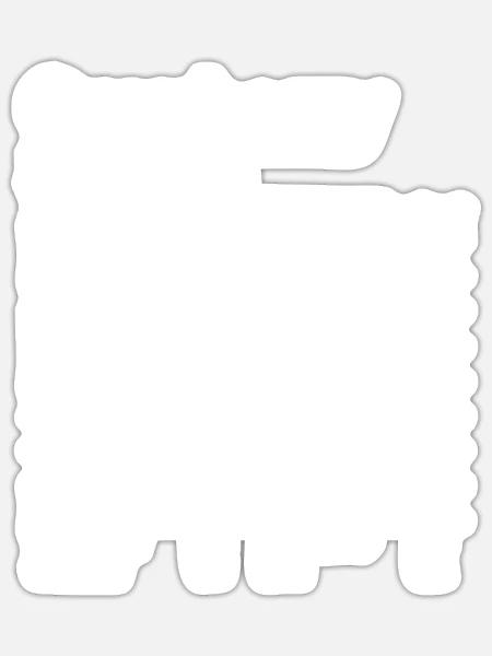  - Sticker Größe S (10 x 10 cm) - Mattweiß