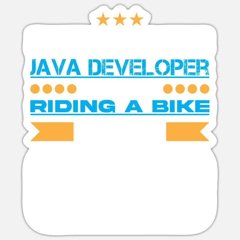 Java Developer Sticker size S (10 x 10 cm)