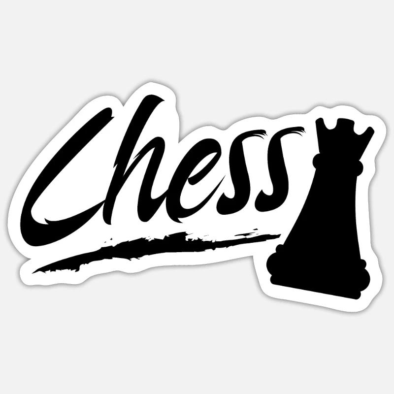 Jeu d’échecs d’échecs Sticker taille S (10 x 10 cm)