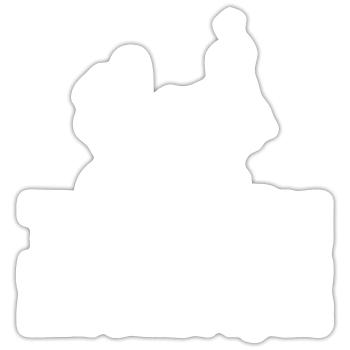 Tanzen Tänzer Tanz - Sticker Größe S (10 x 10 cm) - Mattweiß - Vorne