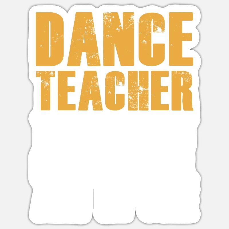 Dancing Dancer Dance Sticker size S (10 x 10 cm)