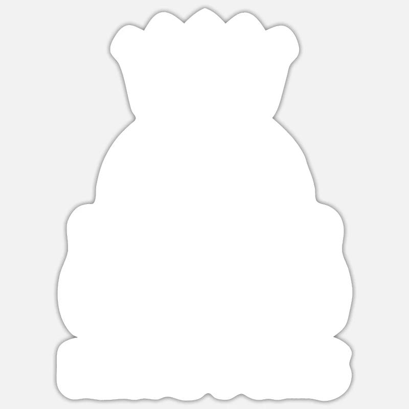 bowling - Sticker size S (10 x 10 cm) - white matte