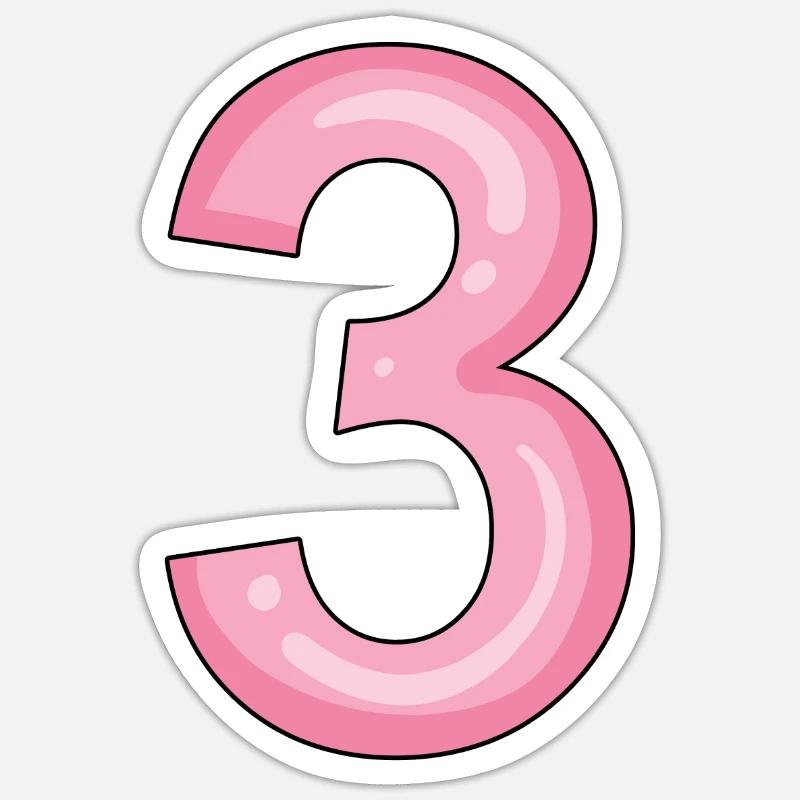 3 - Sticker taille S (10 x 10 cm) - blanc mat