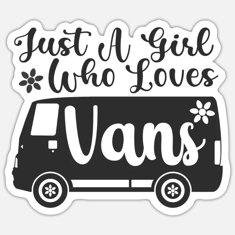 Camping camping camping - Sticker taille S (10 x 10 cm) - blanc mat