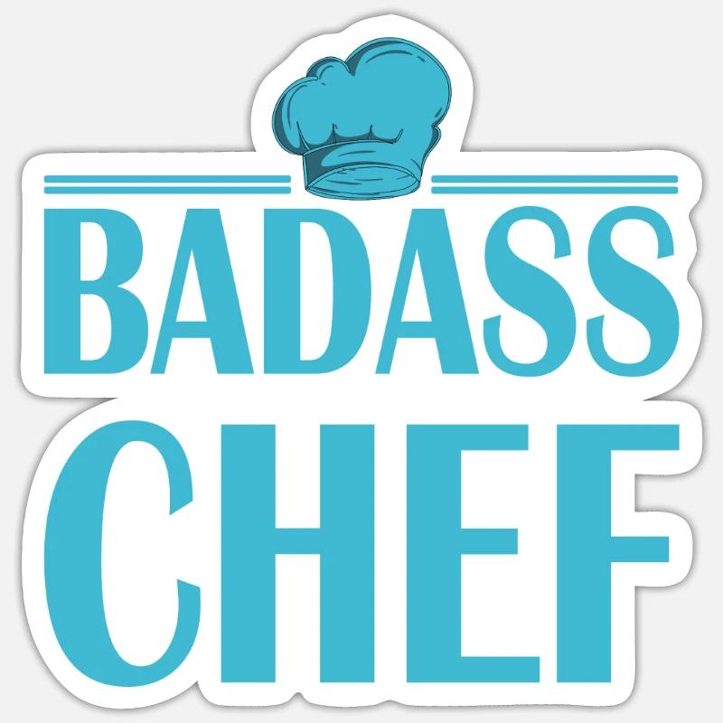 Chef Chefs Chef Hobby Chef Gift Sticker size S (10 x 10 cm)
