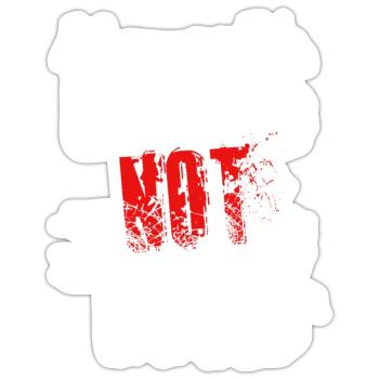 Punk is not Dead Punks Rock Punker Rock music - Sticker size S (10 x 10 cm) - white matte - Front
