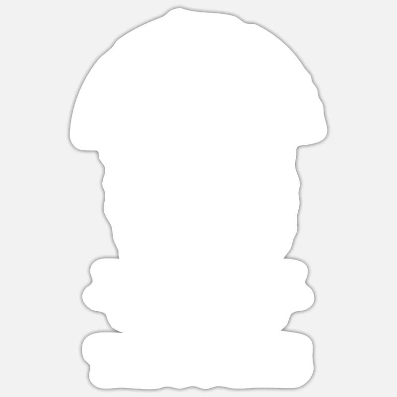 Thomas Geschenk Name Löwe - Sticker Größe S (10 x 10 cm) - Mattweiß