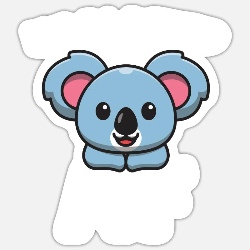 Koala Koala Bear - Sticker size S (10 x 10 cm) - white matte