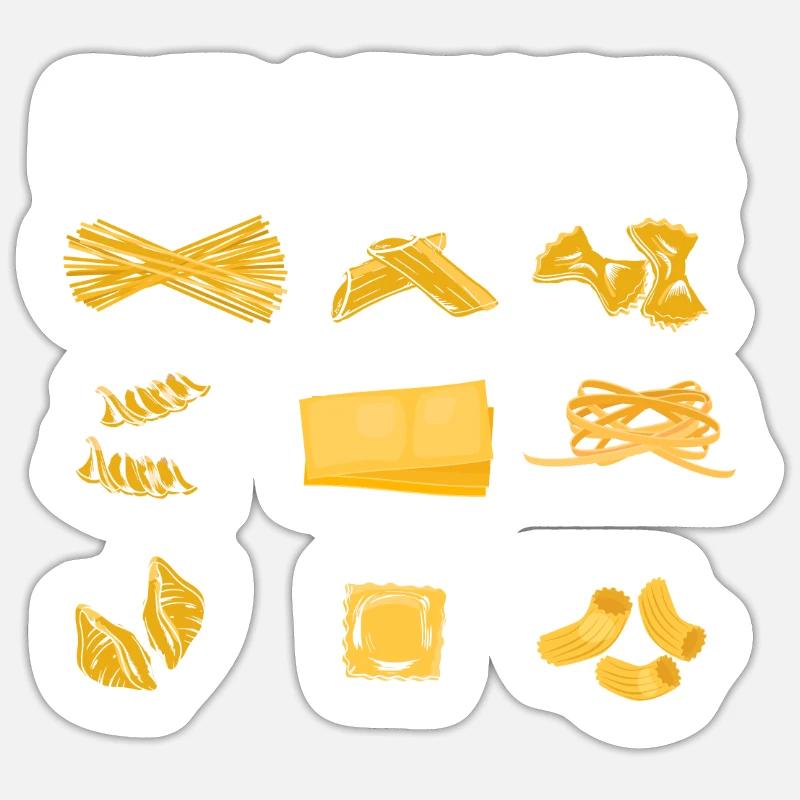 Pasta Whisperer Gift - Sticker size S (10 x 10 cm) - white matte