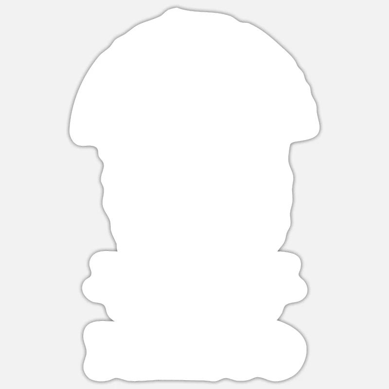 Marco Geschenk Name Löwe - Sticker Größe S (10 x 10 cm) - Mattweiß