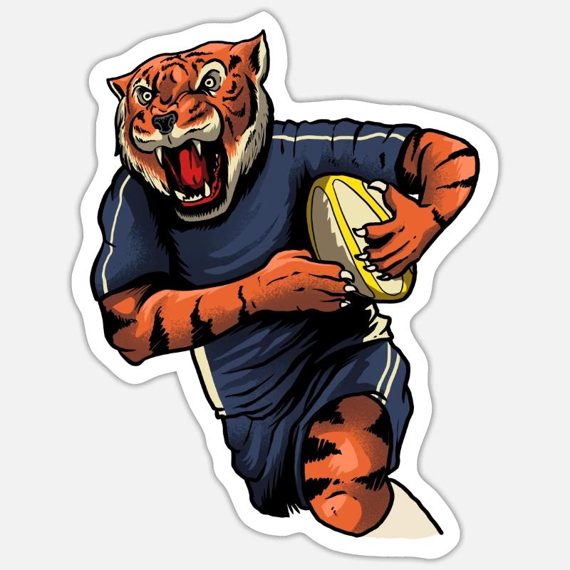rugby Sticker size S (10 x 10 cm)