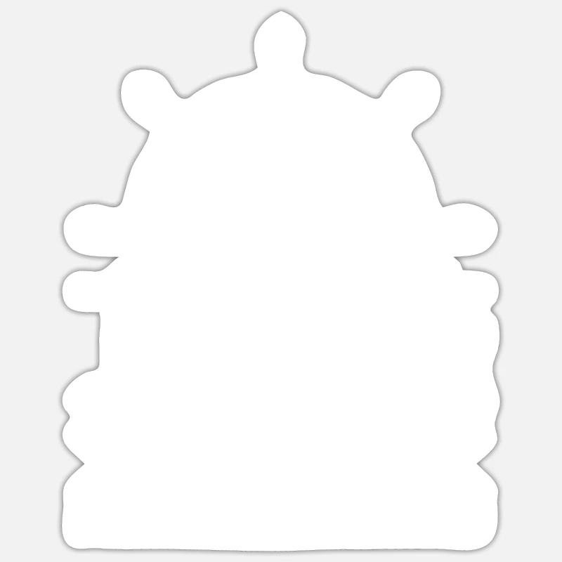 Bootsfahrer Bootsführerschein Geschenk - Sticker Größe S (10 x 10 cm) - Mattweiß