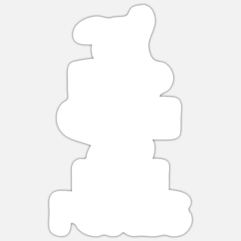 Fuchs Spruch Keep calm Sticker Größe S (10 x 10 cm)