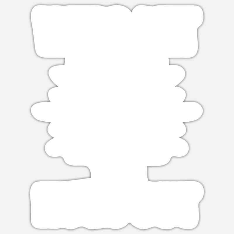 Hérisson Sticker taille S (10 x 10 cm)