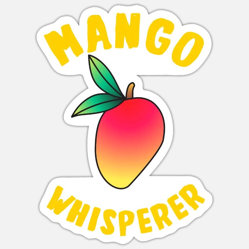 Mango Flüsterer Sticker Größe S (10 x 10 cm)