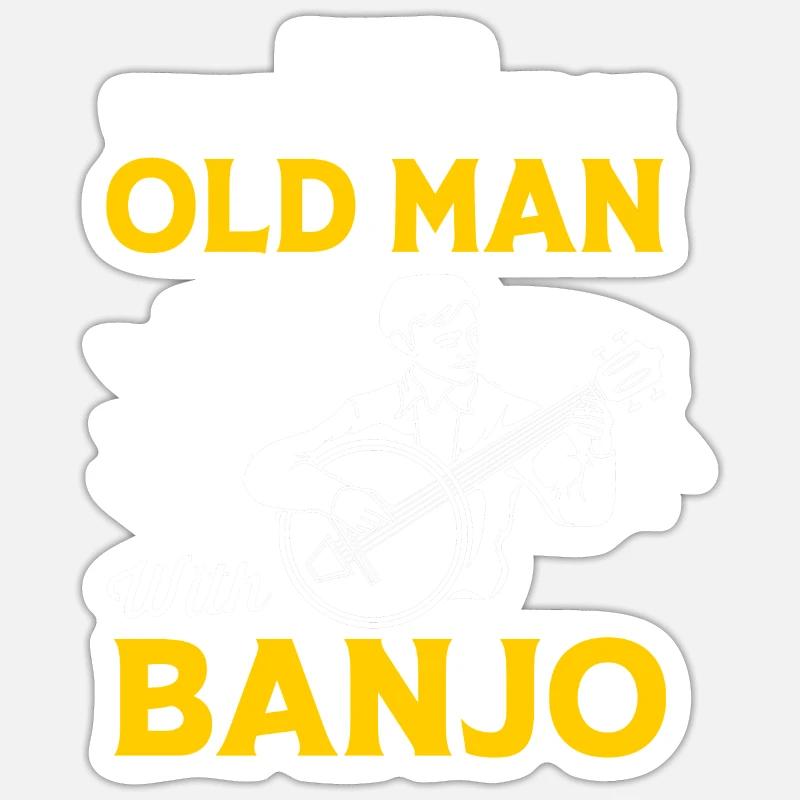 Bluegrass - Sticker Größe S (10 x 10 cm) - Mattweiß
