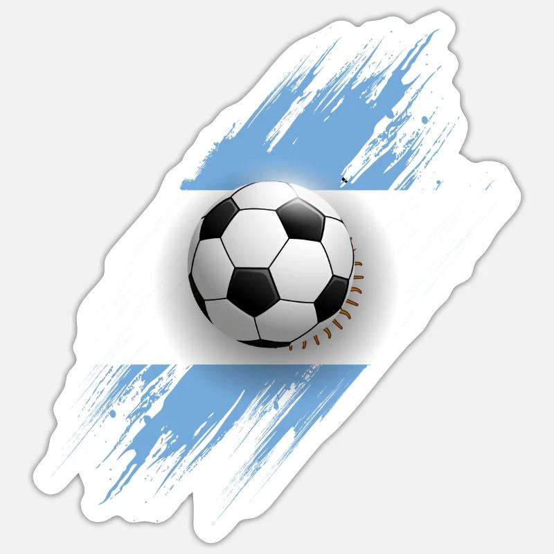 Argentinien - Sticker Größe S (10 x 10 cm) - Mattweiß