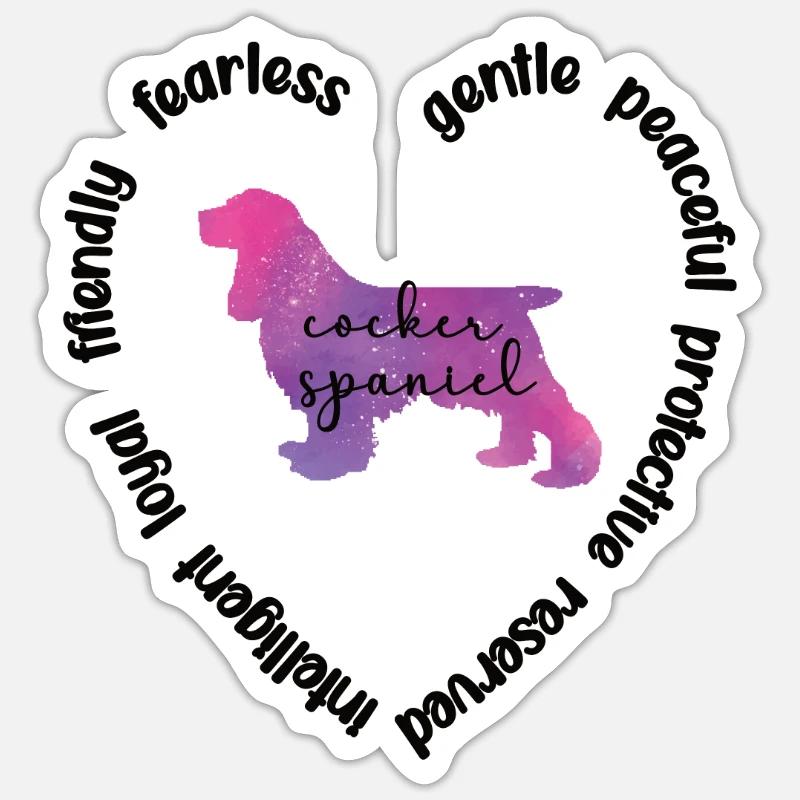 Cocker Spaniel Lover Cocker Spaniel Owner Sticker size S (10 x 10 cm)