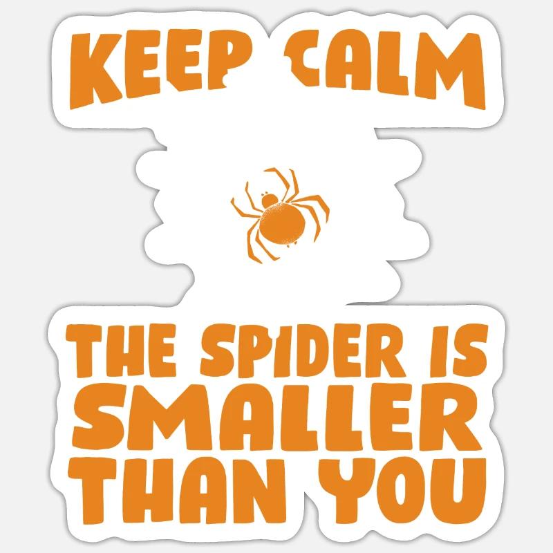 Spider Pet - Sticker size S (10 x 10 cm) - white matte