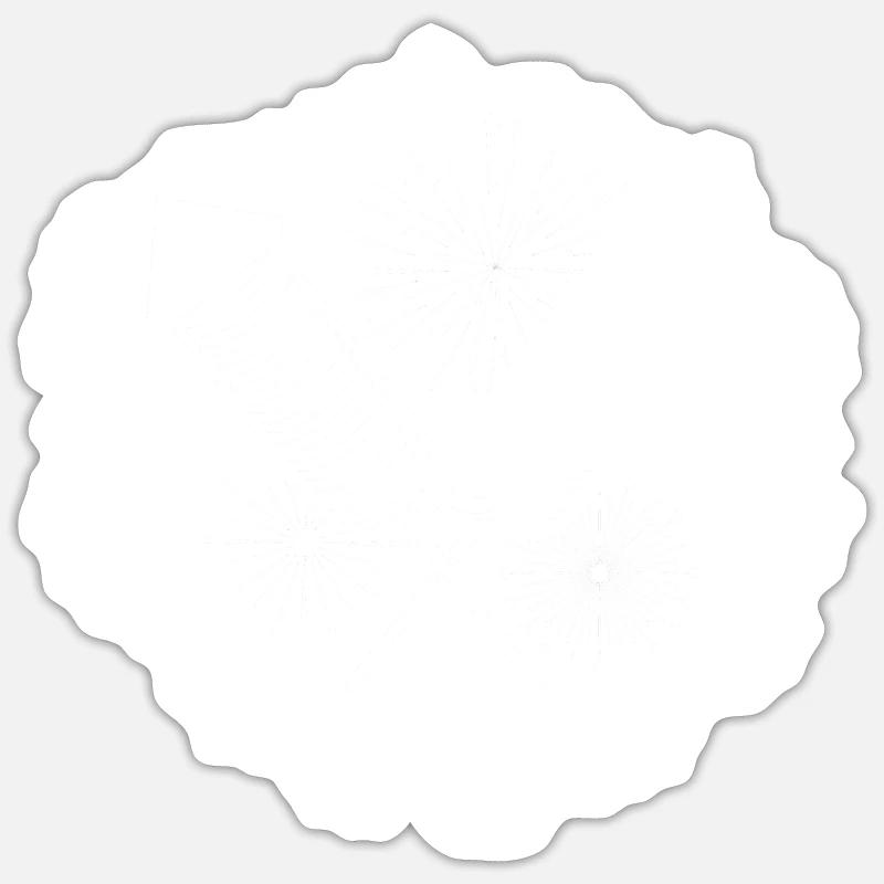 Fireworks Pyrotechnician Pyro Firecracker Fun Gift Sticker size S (10 x 10 cm)