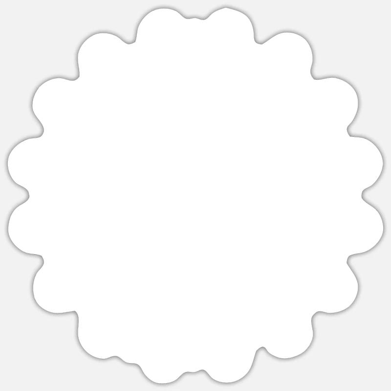 Buddha Buddhist Buddhism - Sticker size S (10 x 10 cm) - white matte