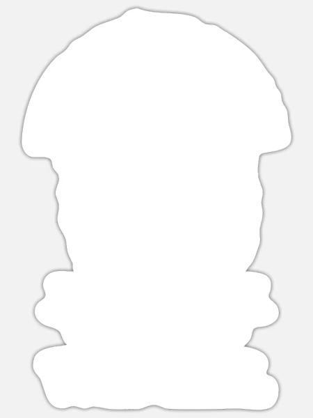 Wenzel Geschenk Name Löwe - Sticker Größe S (10 x 10 cm) - Mattweiß