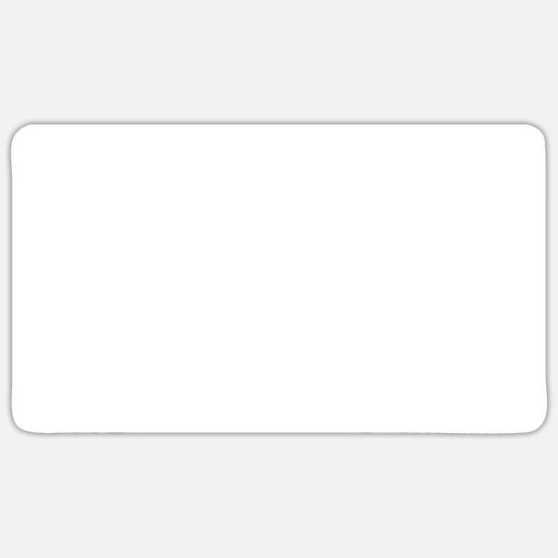 Rectangle - Sticker taille S (10 x 10 cm) - blanc mat