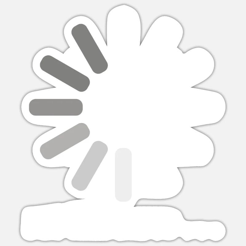 Programmierer Witz ich denke nach Coder Sticker Größe S (10 x 10 cm)