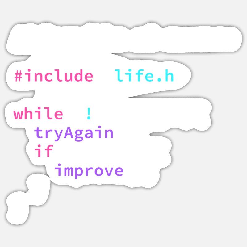 Algorithmus Erfolg Programmierer Programmcode Sticker Größe S (10 x 10 cm)