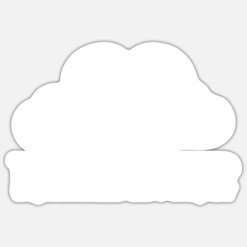 Serveur Cloud Proverbe Informaticien Coder Sticker taille S (10 x 10 cm)