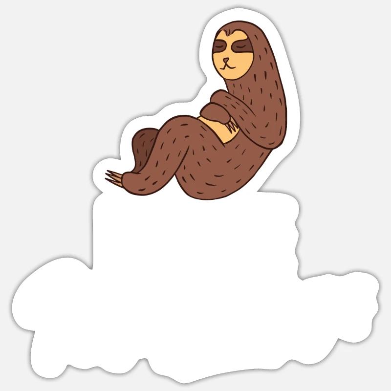 I hate mornings Sticker taille S (10 x 10 cm)