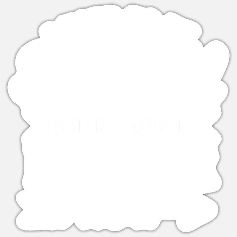 Cadeau de divorce - Sticker taille S (10 x 10 cm) - blanc mat