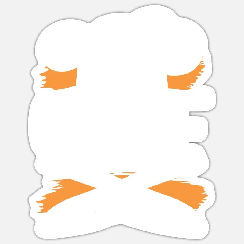 chef kochen - Sticker Größe S (10 x 10 cm) - Mattweiß