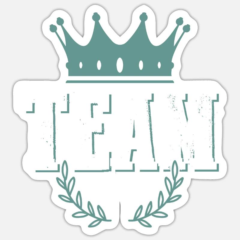 Team Member - Sticker taille S (10 x 10 cm) - blanc mat