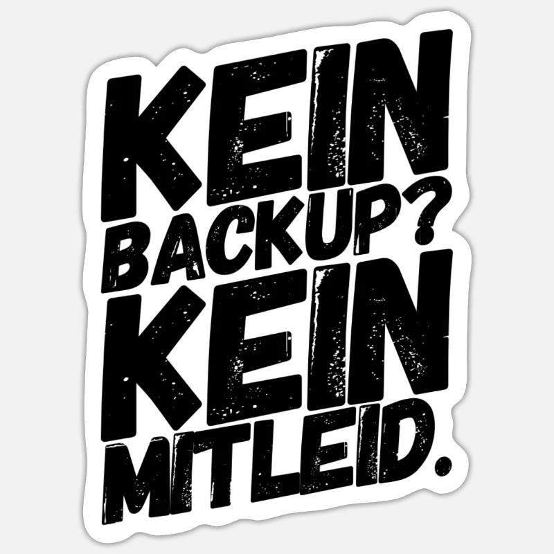 Admin Administrator Informatik Computer - Sticker Größe S (10 x 10 cm) - Mattweiß
