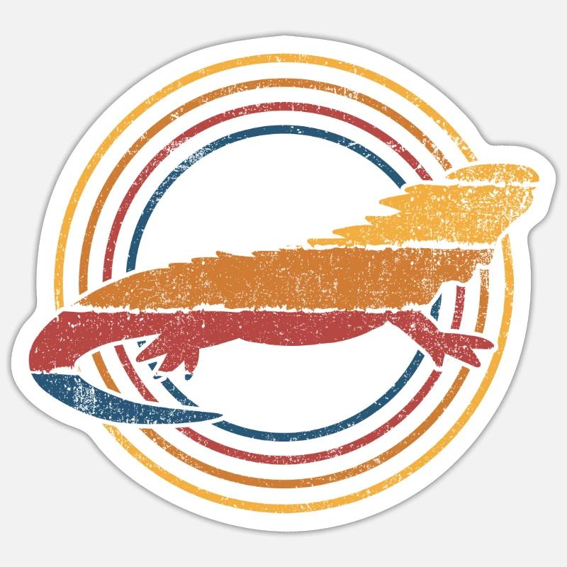 Leguan Eidechse - Sticker Größe S (10 x 10 cm) - Mattweiß