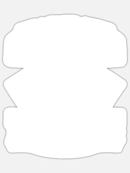 Philatelist Leben Sinnlos Briefmarken Geschenk - Sticker Größe S (10 x 10 cm) - Mattweiß