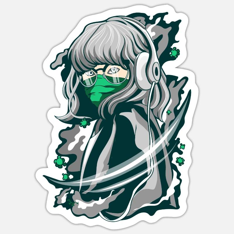 Sticker taille S (10 x 10 cm) - 