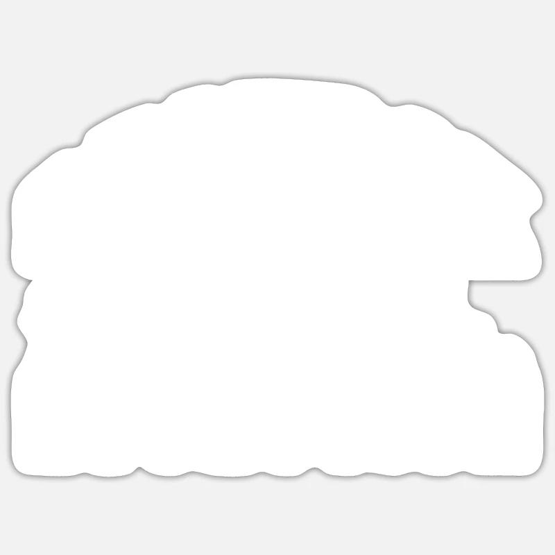 Beatbox Evolution Beat Beatboxer - Sticker taille S (10 x 10 cm) - blanc mat