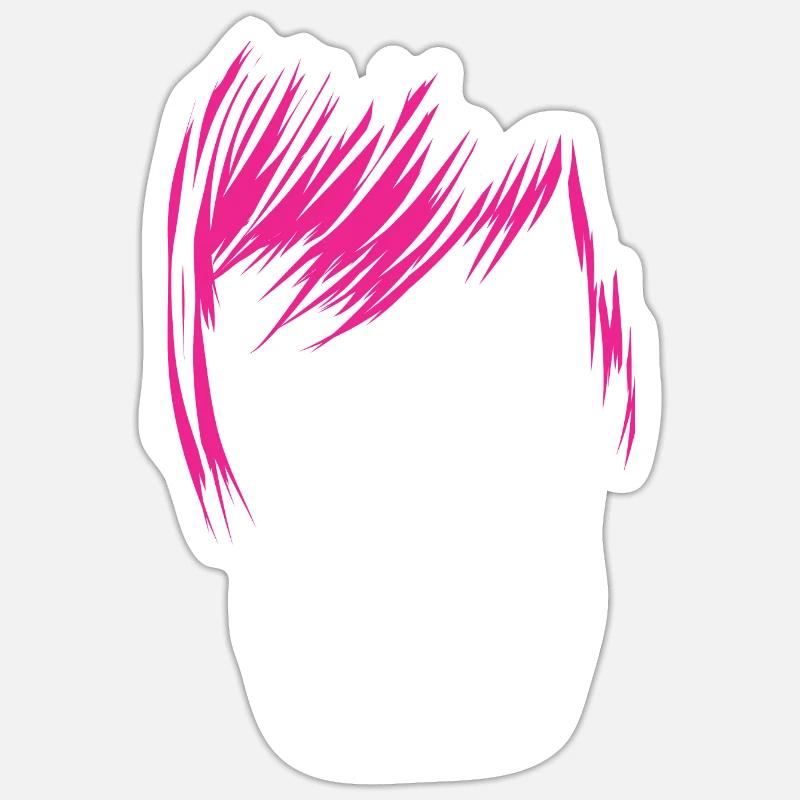 Emo Totenkopf Sticker Größe S (10 x 10 cm)