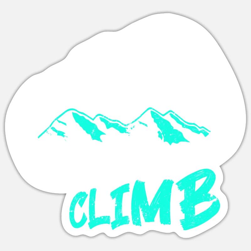 Escalade Escalade Escalade libre Sticker taille S (10 x 10 cm)