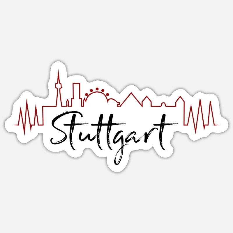 Stuttgart Sticker size S (10 x 10 cm)