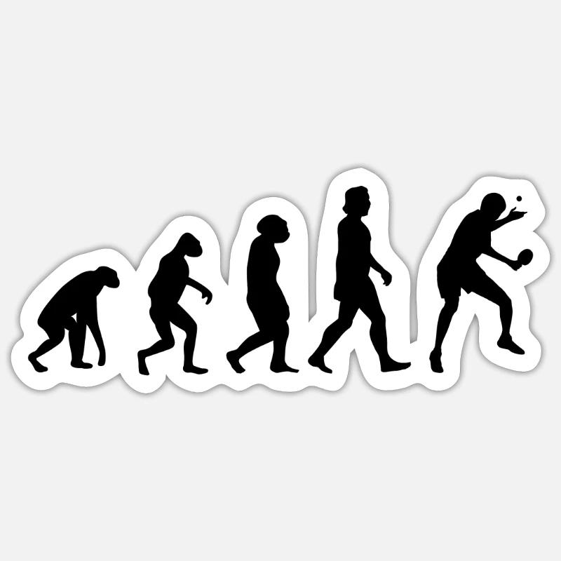 Table Tennis Evolution Table Tennis Bats Sticker size S (10 x 10 cm)