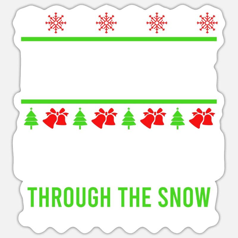 Programmer Christmas Ugly Christmas Coding Sticker size S (10 x 10 cm)