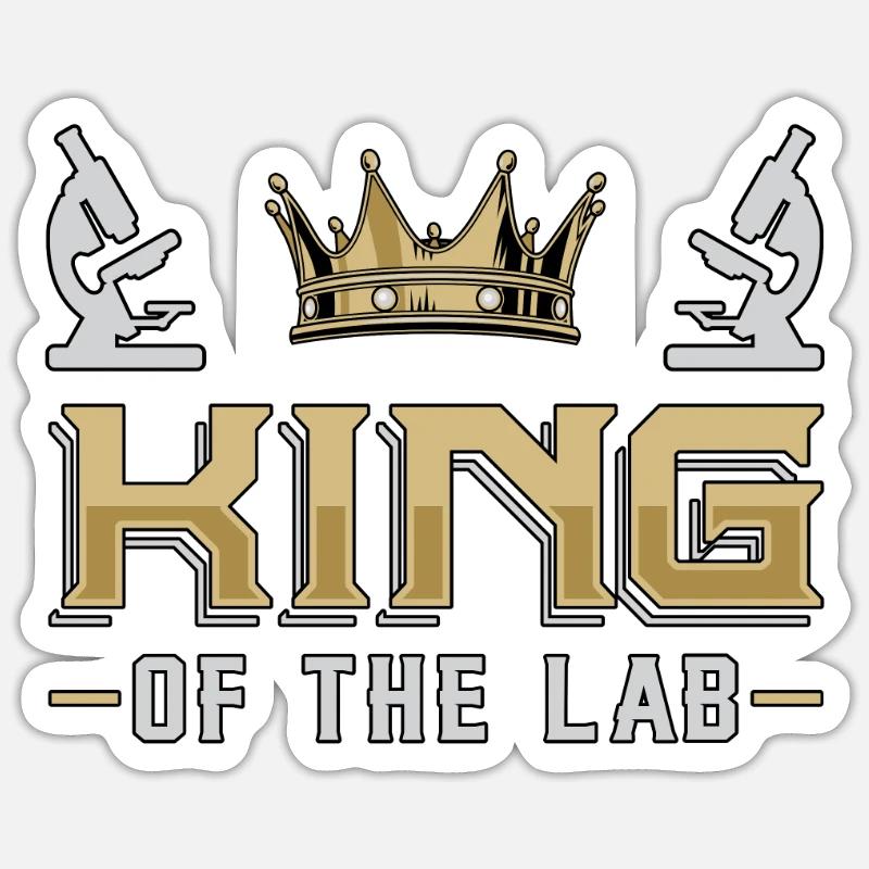 Laboratory Technician Science Chemistry Laboratory Gift Sticker size S (10 x 10 cm)
