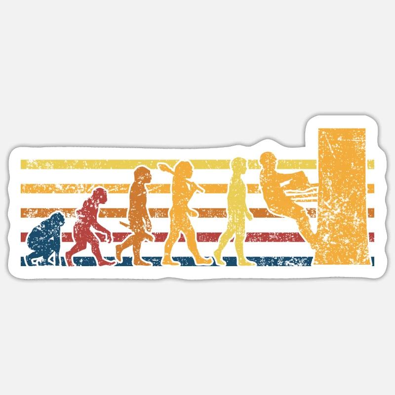 Baumpfleger Baumkletterer - Sticker Größe S (10 x 10 cm) - Mattweiß
