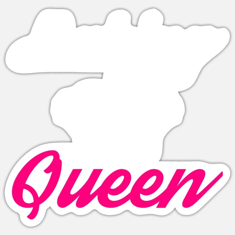 Baking Queen Sticker size S (10 x 10 cm)