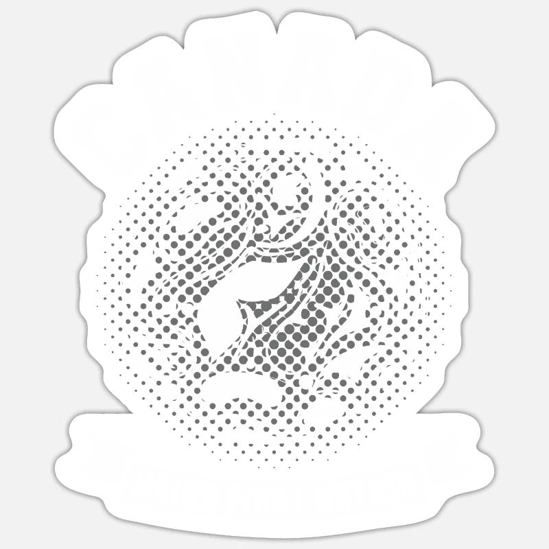 Canada Native Haida M-3 - Sticker size S (10 x 10 cm) - white matte